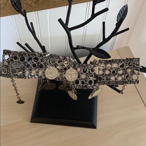 Vintage Egyptian Inspired Coin Chocker Necklace